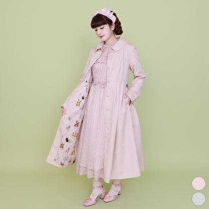 ちいさなぬいぐるみ裏地ライトコート