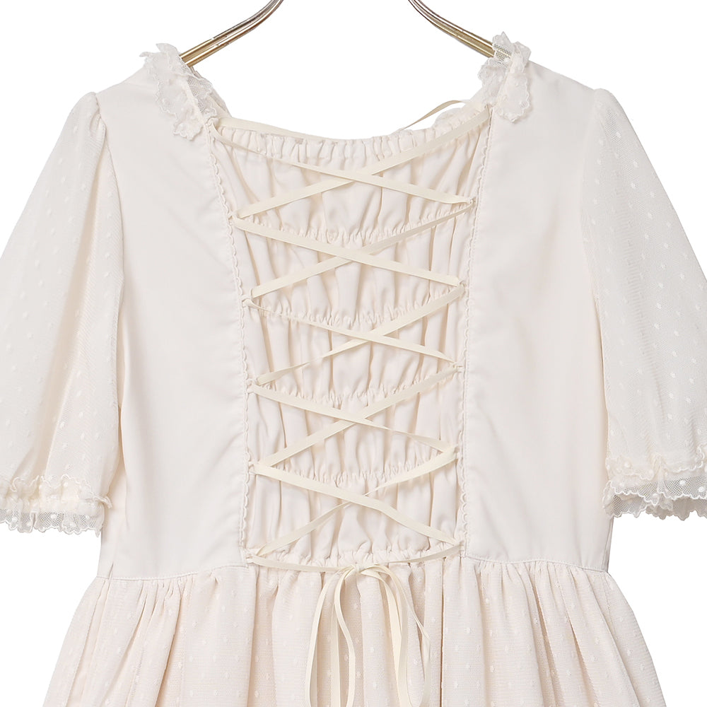 Bustier style tulle dress