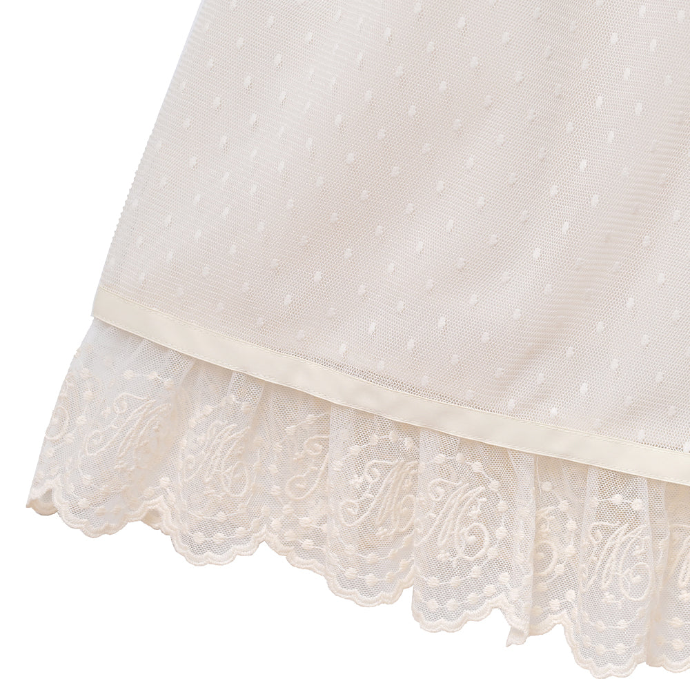 Bustier style tulle dress