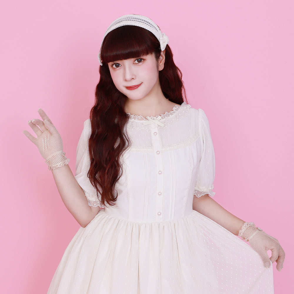 Bustier style tulle dress-Melody BasKet(メロディーバスケット
