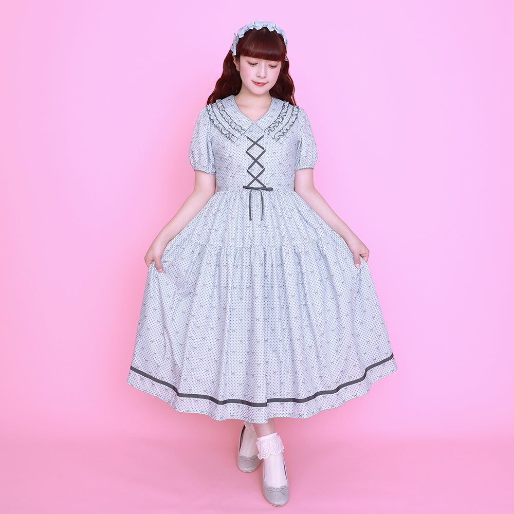 苺バスケットワンピース3点セット ヘッドドレス レッグウォーマー セール】トッコクローゼット tocco closet フォックス＆フラワー