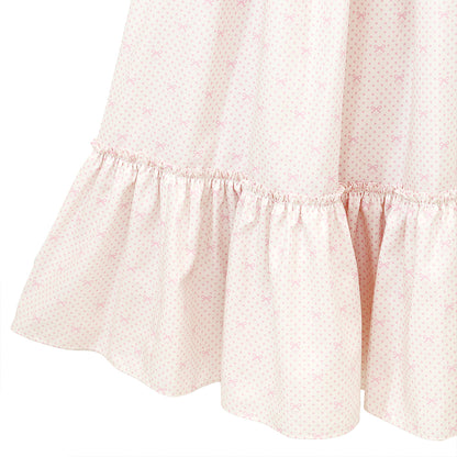 Little dot Ribbonレース襟ワンピース