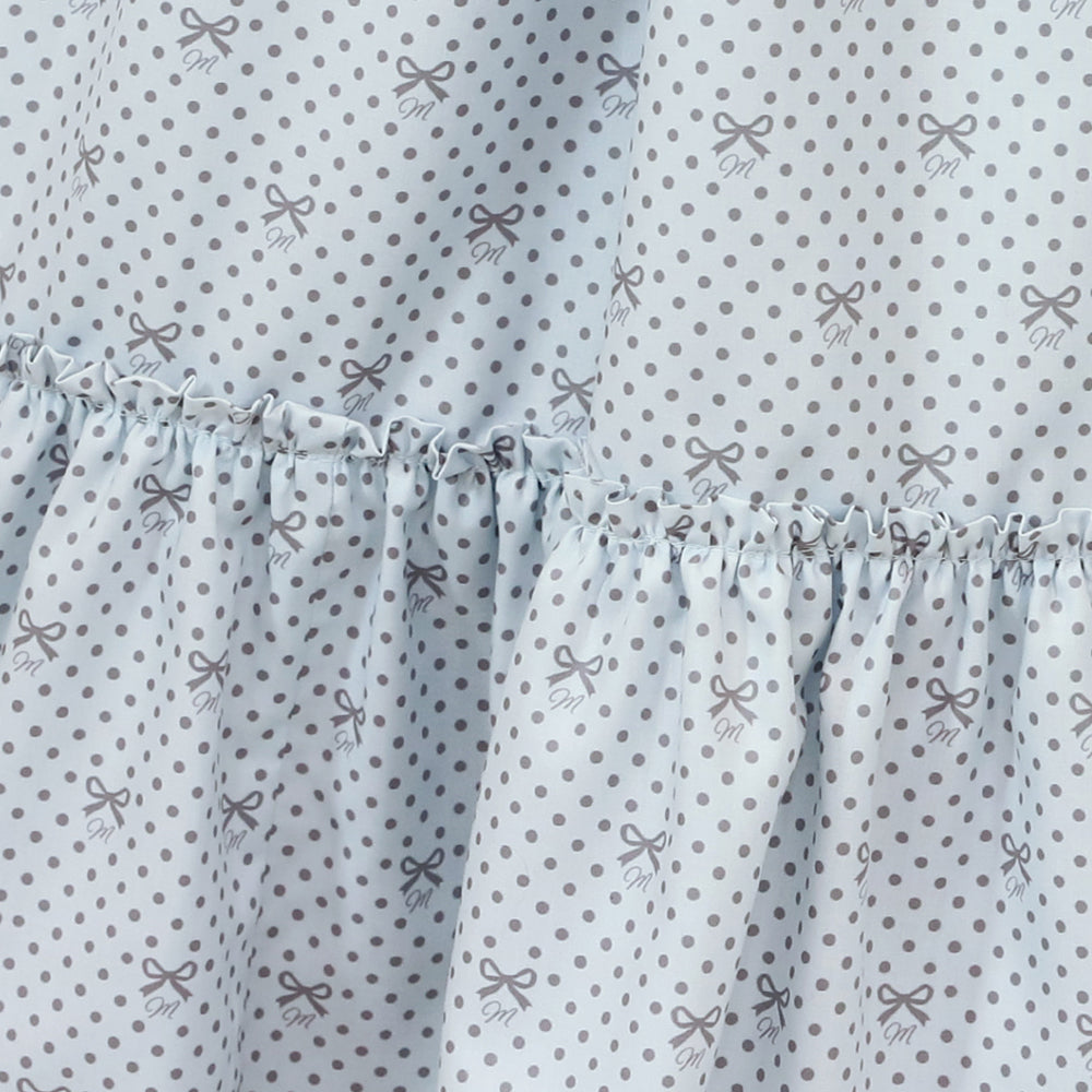 Little dot Ribbonレース襟ワンピース