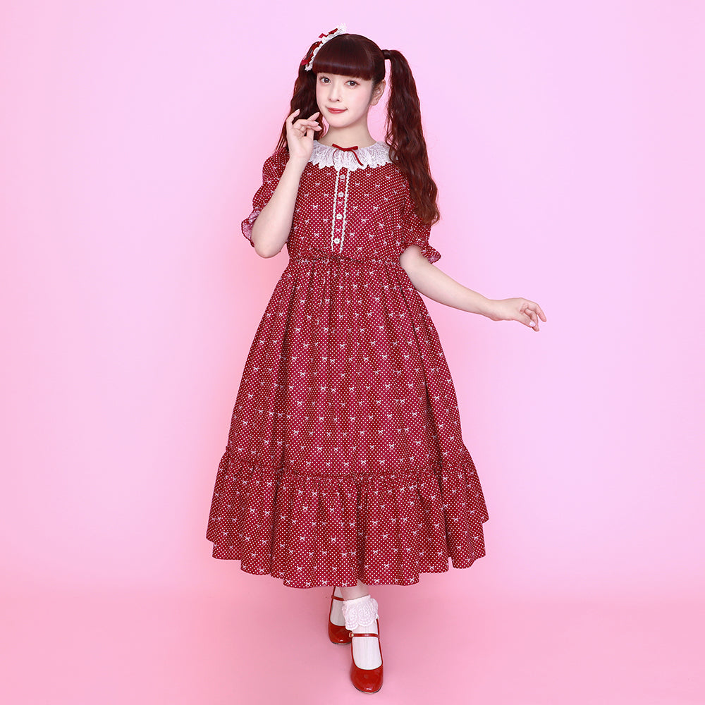 Melody lace crew socks