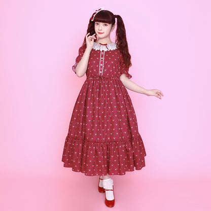 Melody lace crew socks