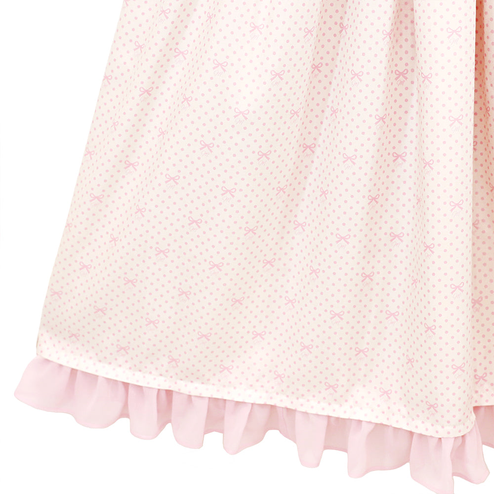 Little dot Ribbonジャンパースカート