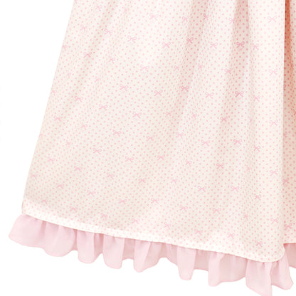 Little dot Ribbonジャンパースカート