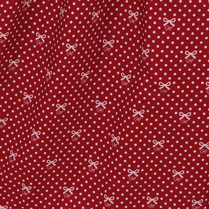 Little dot Ribbonジャンパースカート