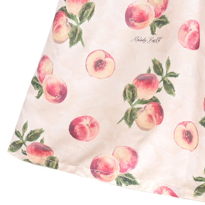 Peach Artラウンドカラーワンピース