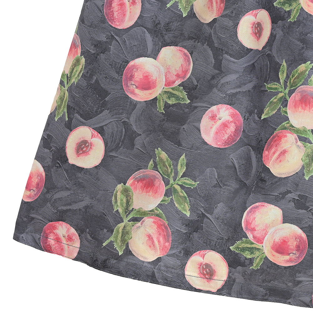 Peach Artラウンドカラーワンピース