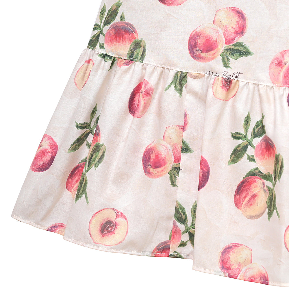 Peach Artショルダーリボンワンピース