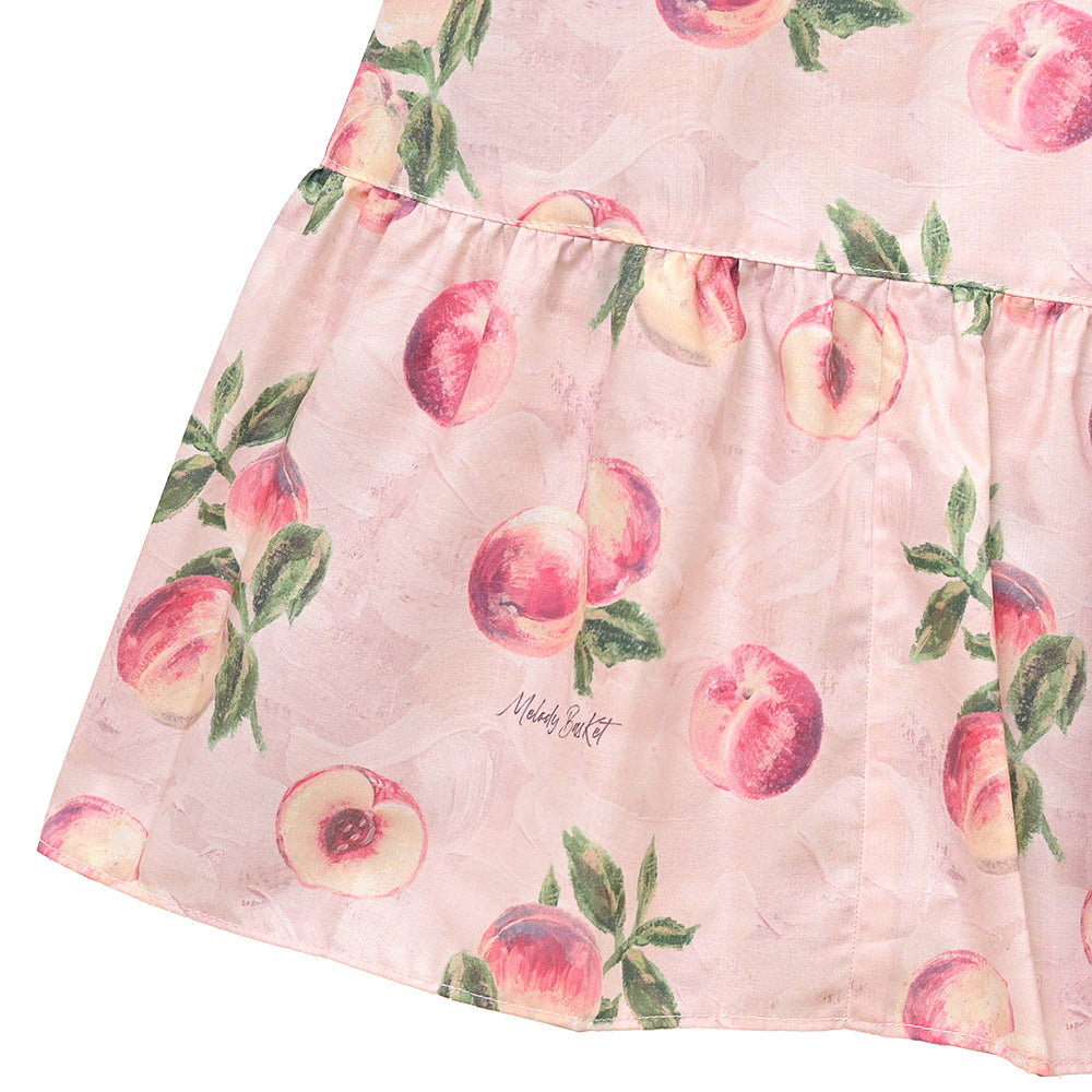 Peach Artショルダーリボンワンピース