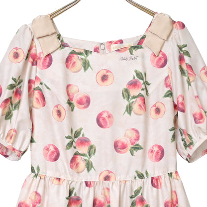 Peach Artショルダーリボンワンピース