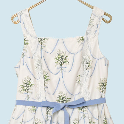 鈴蘭ブーケのジャンパースカート