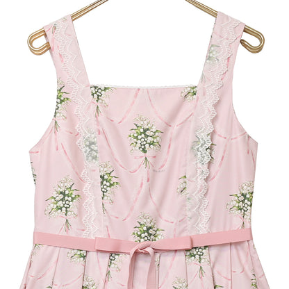 鈴蘭ブーケのジャンパースカート