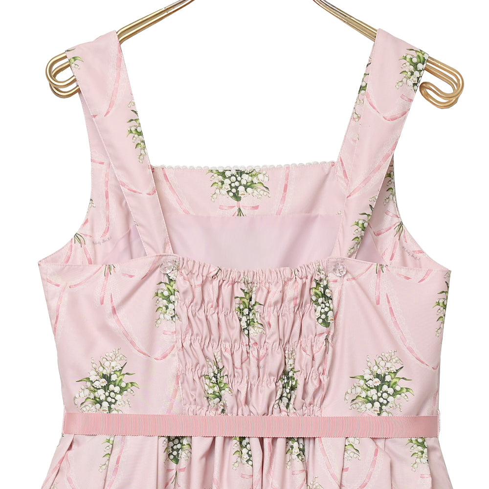 鈴蘭ブーケのジャンパースカート