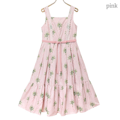 鈴蘭ブーケのジャンパースカート