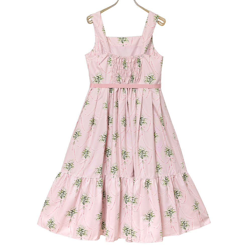 鈴蘭ブーケのジャンパースカート