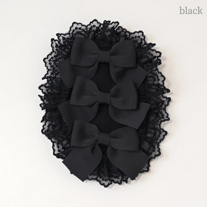 トリプルリボン ヘアクリップ