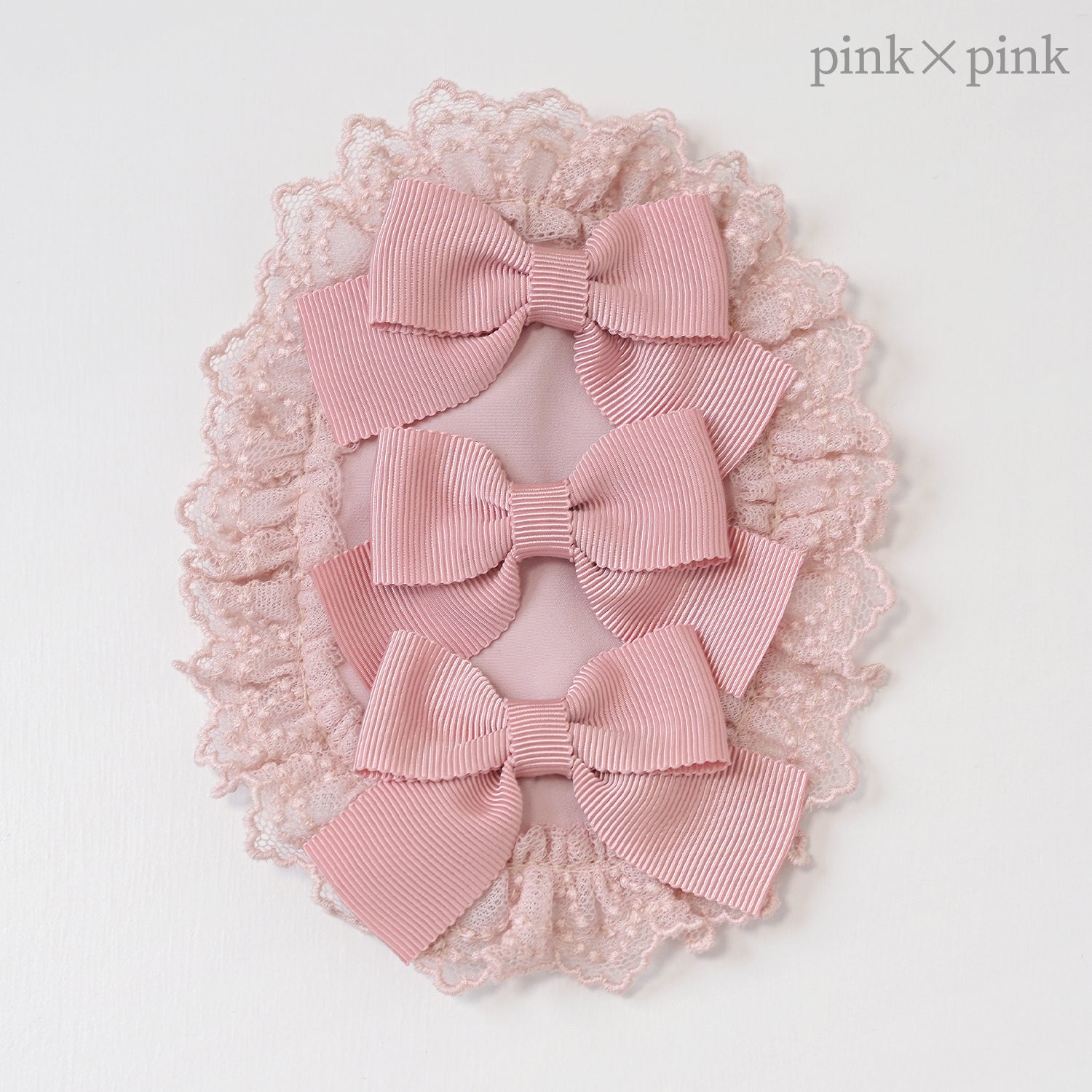 トリプルリボン ヘアクリップ-Melody BasKet(メロディバスケット トリプルリボン ヘアクリップ-Melody BasKet(メロディバスケット