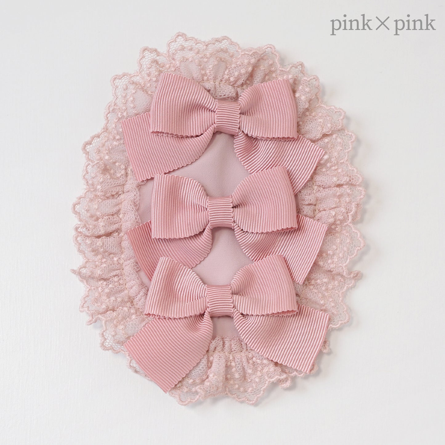 トリプルリボン ヘアクリップ