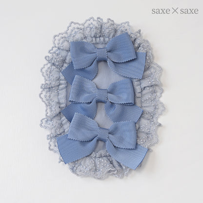 トリプルリボン ヘアクリップ