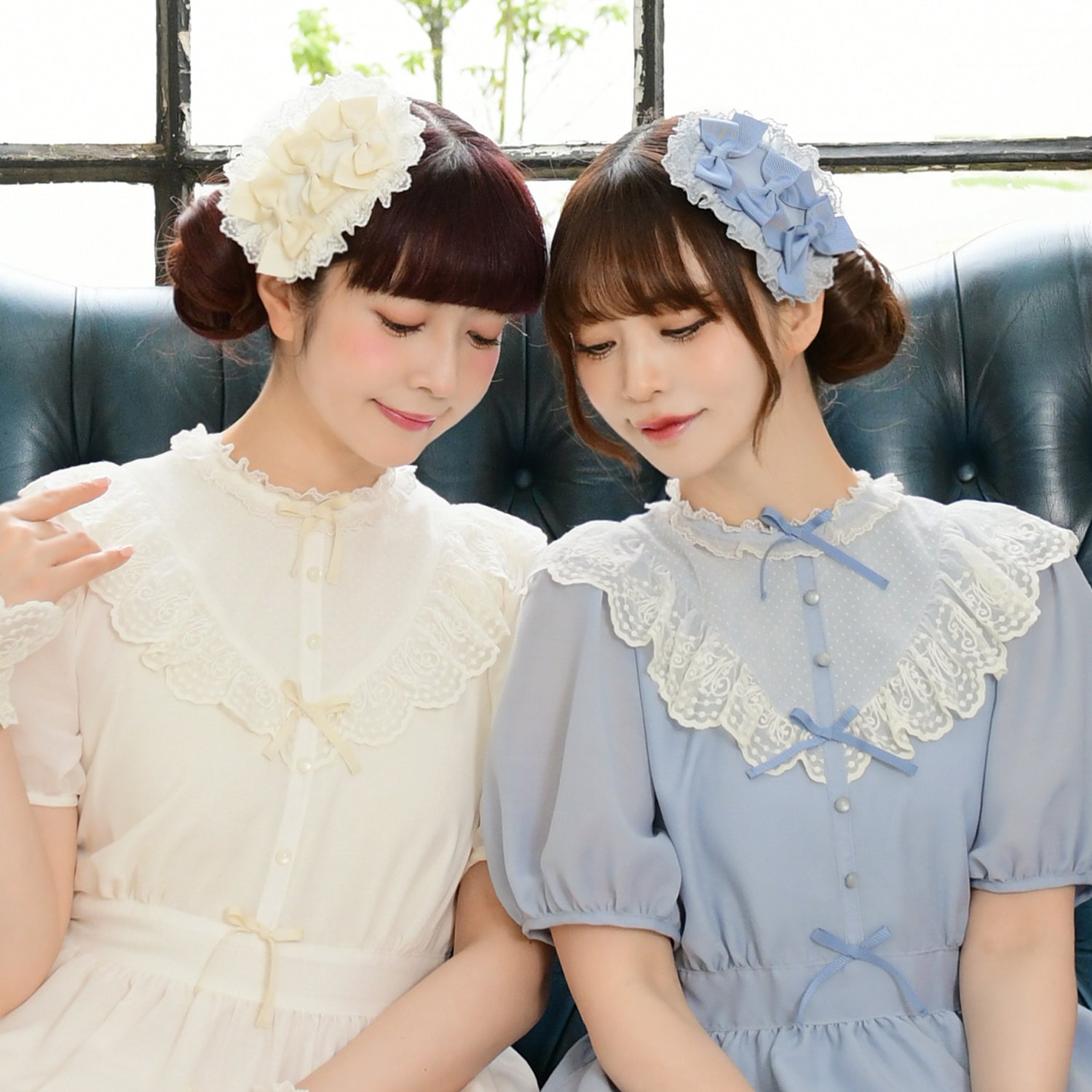 トリプルリボン ヘアクリップ-Melody BasKet(メロディバスケット