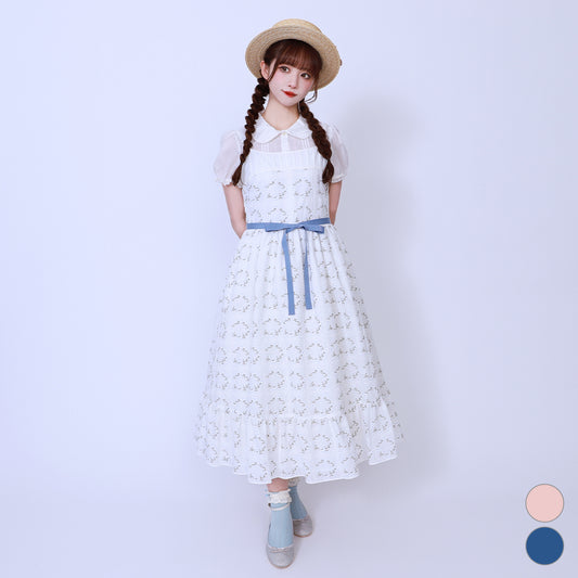 プチシャンテフルール ジャンパースカート