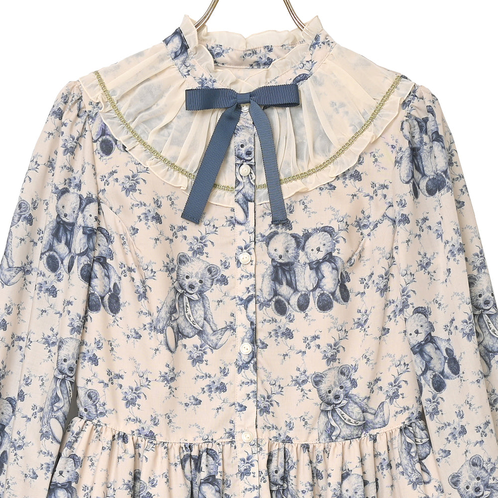 Vintage bear front button dress