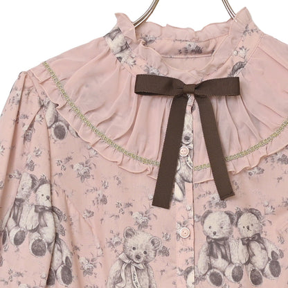 Vintage bear front button dress