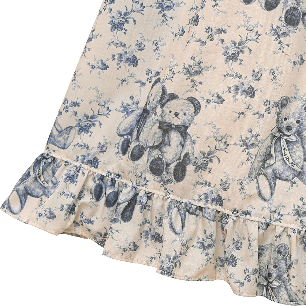 Vintage bear front button dress