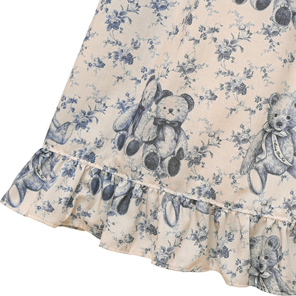 Vintage bear front button dress