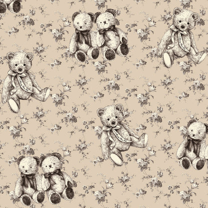 Vintage bear front button dress