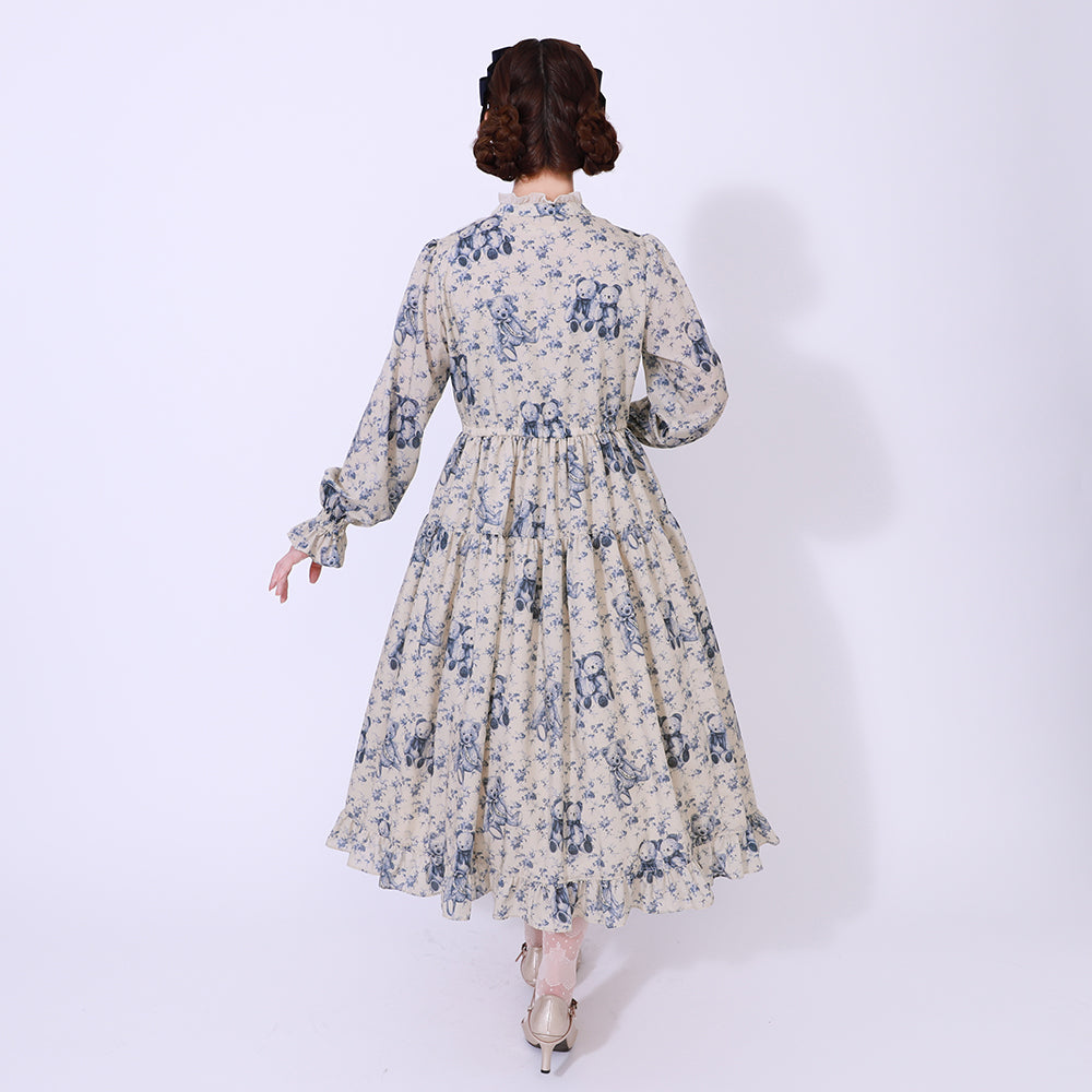 Vintage bear front button dress