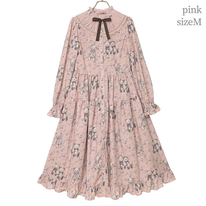 Vintage bear front button dress