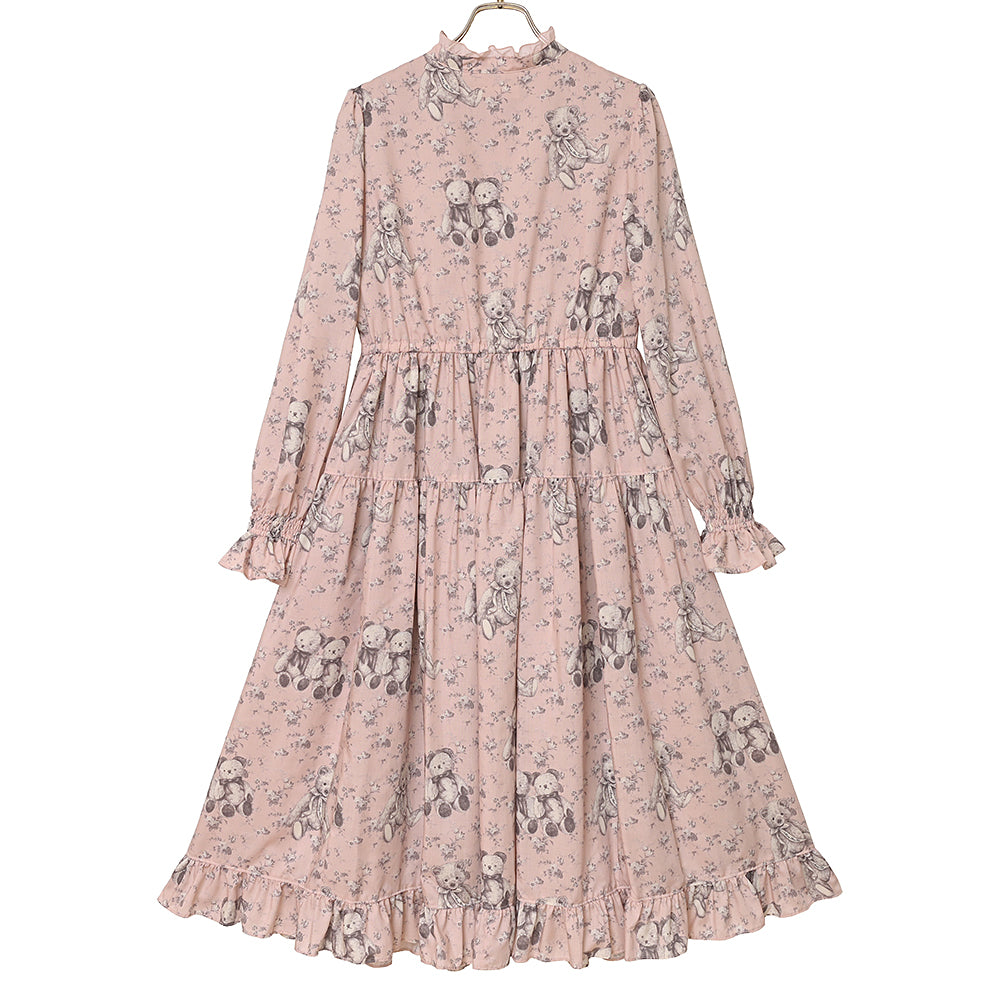 Vintage bear front button dress