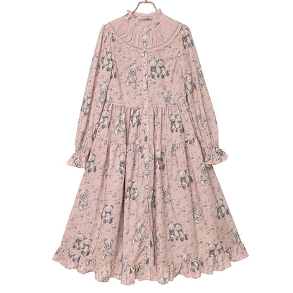 Vintage bear front button dress