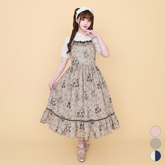 Vintage bearジャンパースカート