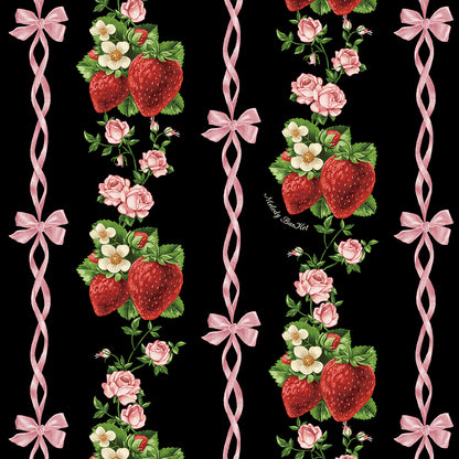 Strawberry Rose front button dress