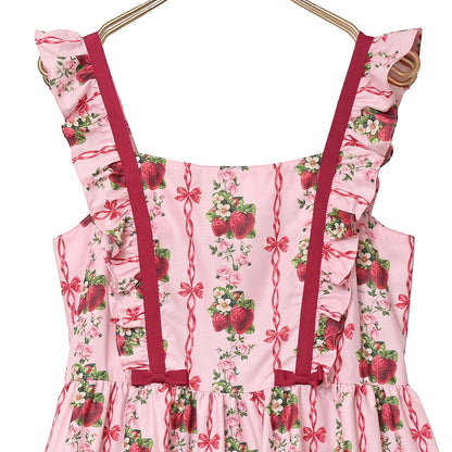 Strawberry Rose  jumper dress