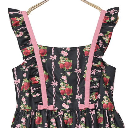 Strawberry Rose  jumper dress