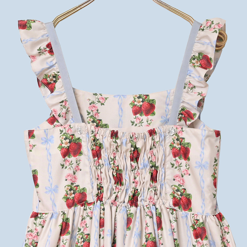 Strawberry Rose  jumper dress