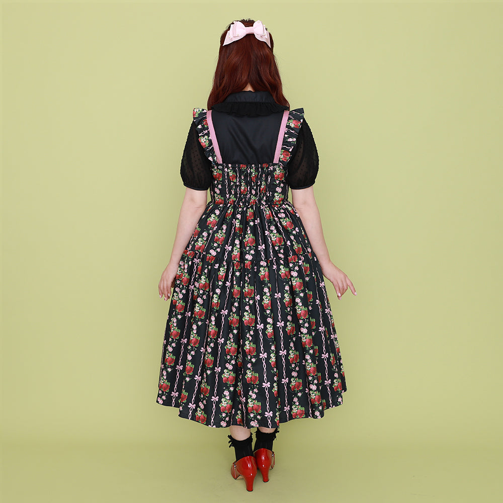 Strawberry Rose  jumper dress