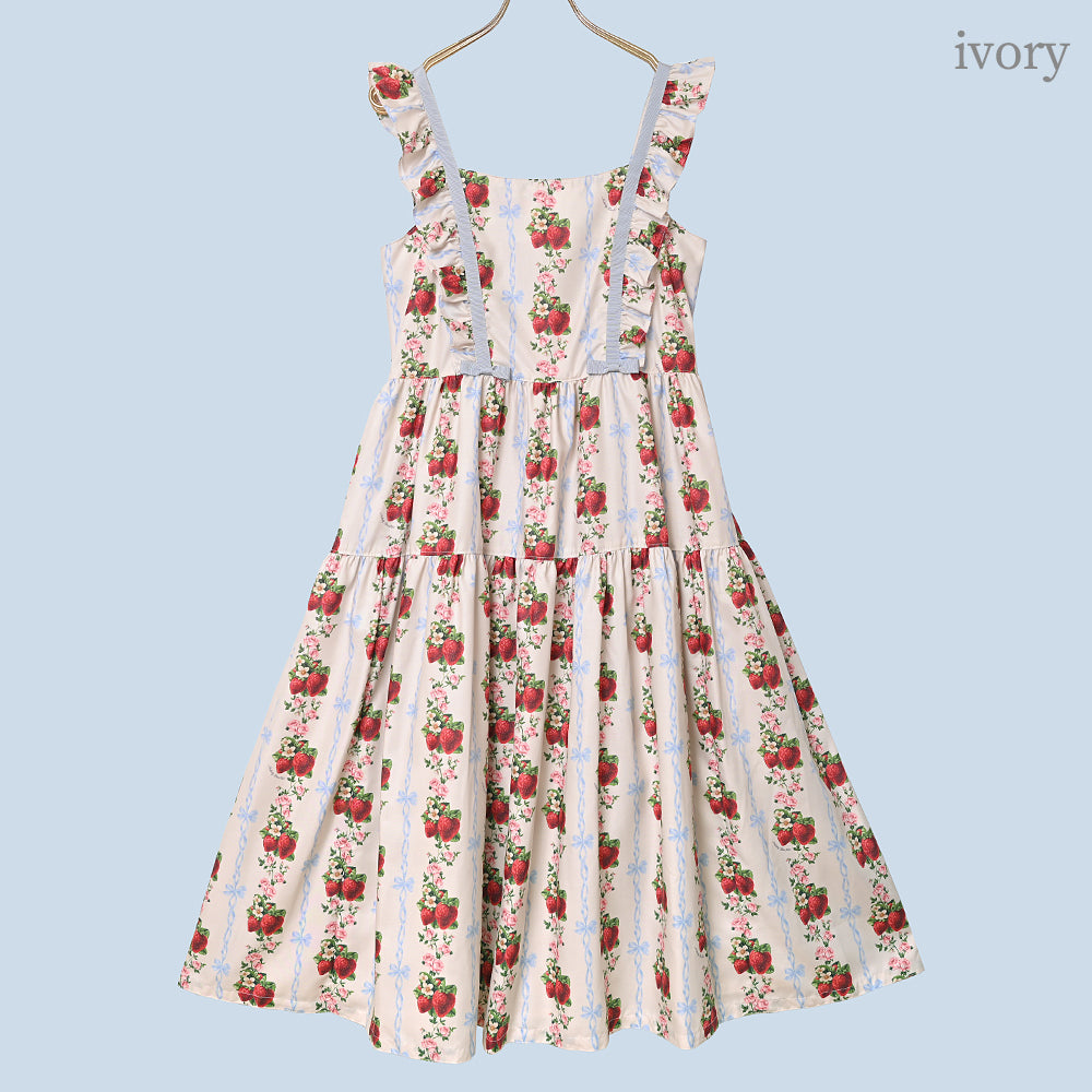Strawberry Rose  jumper dress