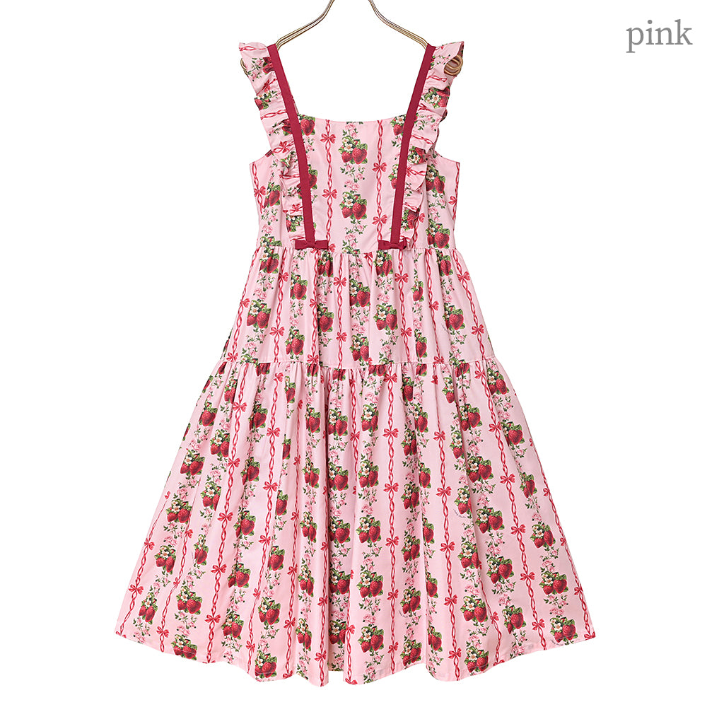Strawberry Rose  jumper dress