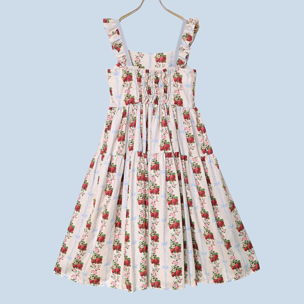 Strawberry Rose  jumper dress
