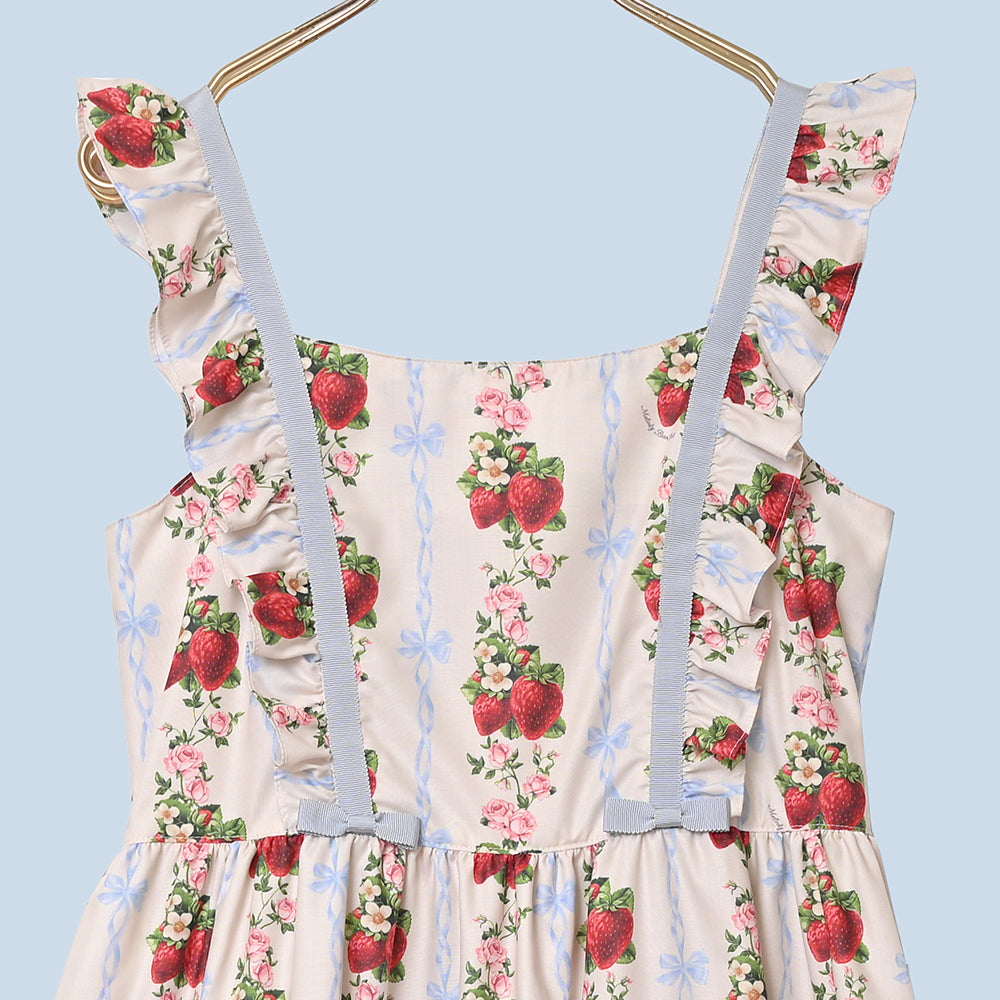 Strawberry Rose  jumper dress
