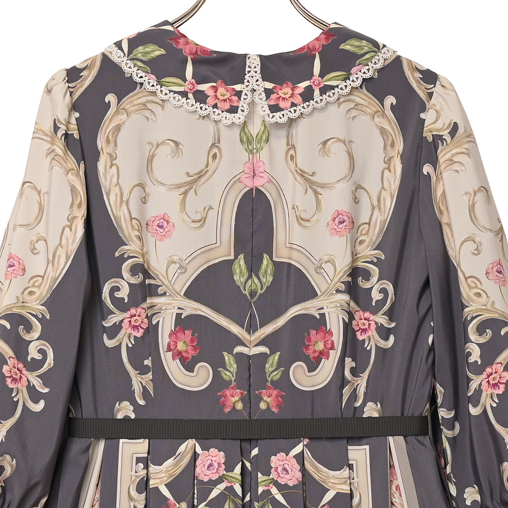 ロゼスカーフワンピース