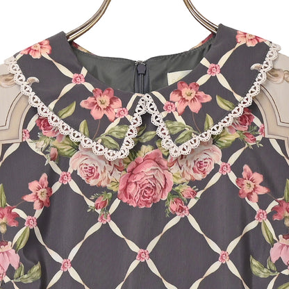 ロゼスカーフワンピース