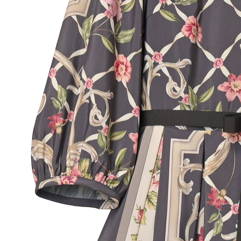 ロゼスカーフワンピース